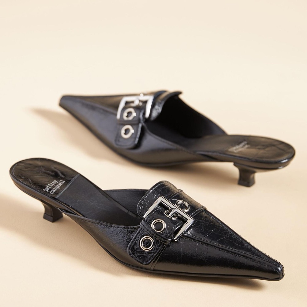 Jeffrey Campbell Black Prevail Pumps